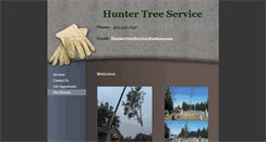 Desktop Screenshot of huntertreeservice.biz